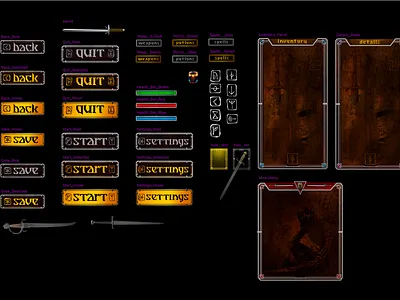 Dungeon Crawler UI