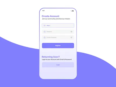 Register & Login Screen | Clean & Minimal clean ui design create account figma login form ui design login page login screen minimal design minimal ui design register register form ui design register page register ui design sign up page sign up screen ui design