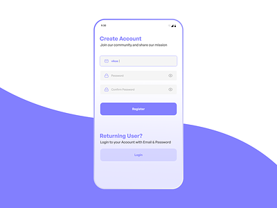 Register & Login Screen | Clean & Minimal clean ui design create account figma login form ui design login page login screen minimal design minimal ui design register register form ui design register page register ui design sign up page sign up screen ui design