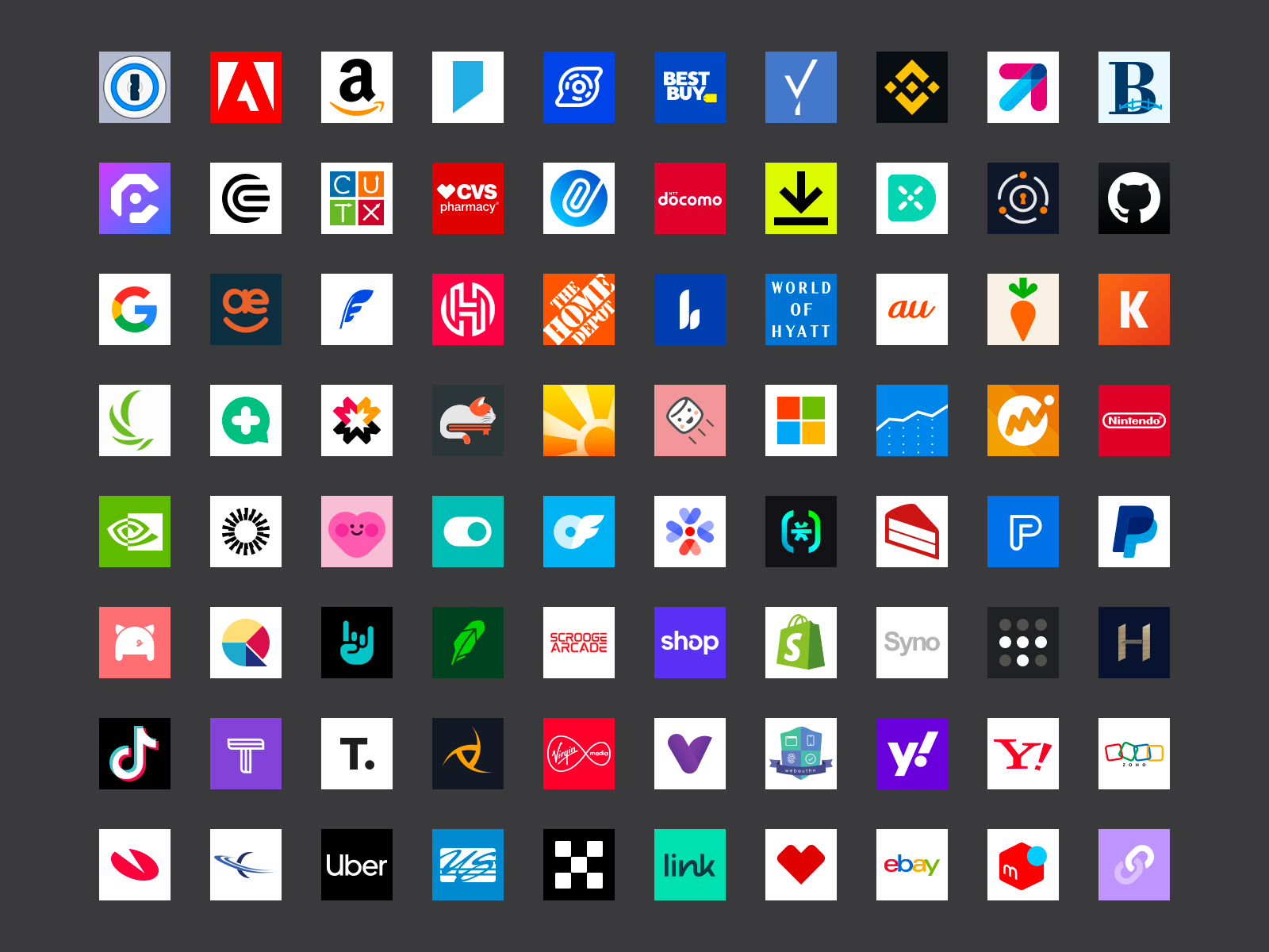 A list of services that support Passkeys authentication authenticator app identity identity protection key logo passkey passkeys password password less protection security security key svg verification