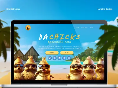 Design Site | NFT project design landing landing page nft nft landing nft site site ui ux web web design website