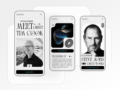 Wonderlust. - Mobile App Design app apple apple event app branding design event apps gray app illustration legend luxury app mobile app modern steve jobs timcook ui ux website