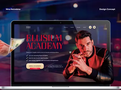 Design Site | Finance Academy finance finance academy finances site landing landing page site ui ux web web design website