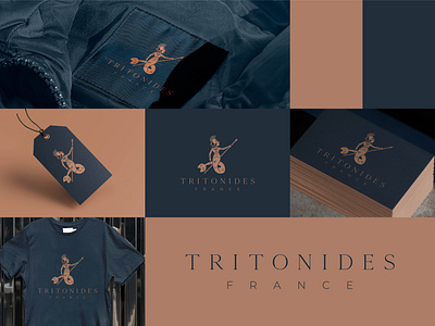 TRITONIDES brand branding fashion graphic design logo merchandise