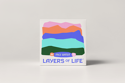 Layers of Life Face Cream Package branding cosmetic layers logo organic packaging personal skin