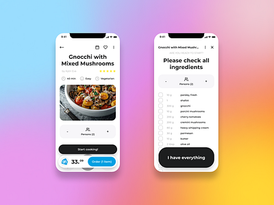 Recipe App ios mobile recipe