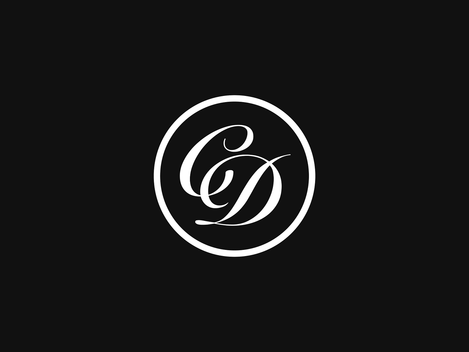 CD Monogram Logo Design by Chris Davis on Dribbble