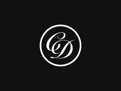 CD Monogram Logo Design branding cd logo logo design monogram