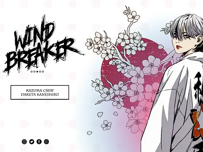 windbreaker collection graphic design illustration vector webtoon webtooncharacter windbreaker