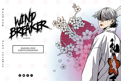 windbreaker collection graphic design illustration vector webtoon webtooncharacter windbreaker