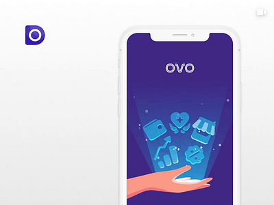 OVO Portal animation interface mobile ovo sign in sign up