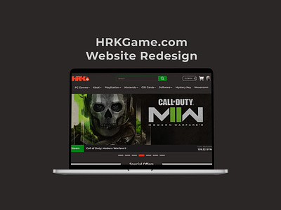 HRKGame Website Redesign branding design game gamers ia illustration language persona redesign research steam ui user web website