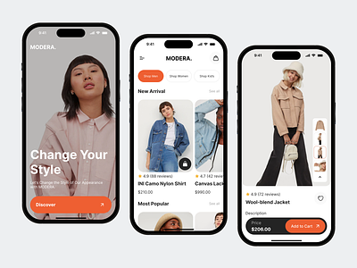 Fashion Mobile App branding design e commerce app fashion figma ios design mobile mobile app mobile design mobile ios app mockup online shopping prototyping shopping app style guide ui uidesign uiux user experience design ux