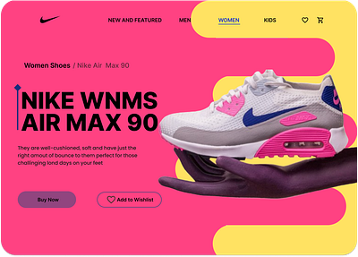 Nike Shoes // Women Shoes // Air Max 90 branding graphic design nike shoes ui womenshoes