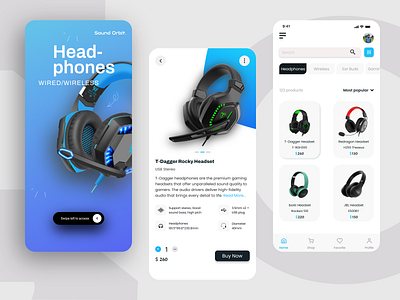 Headphone Store App app audioaccessories audioadventures design earbuds earphones headphone headphone store app mobileappdesign soundsafari tuneinstyle ui uiuxdesign wirelessheadphones