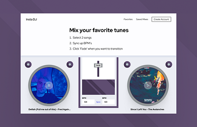 Daily UI 009 - Music Player albums app beatbox design dj fade figma icon illustration mix music songs stero tunes ui ux