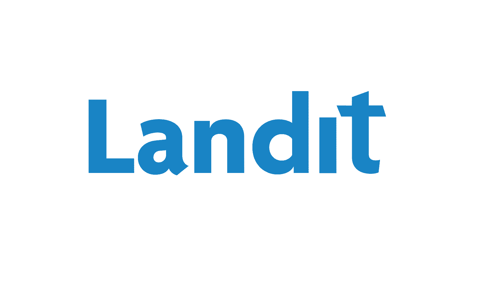 Landit Logo Animation animation branding design graphic design illustration logo typography ui vector