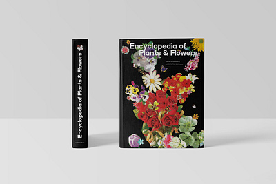 book cover "Encyclopedia of Plants & Flowers" book cover book design cover design encyclopedia flowers graphic design plants