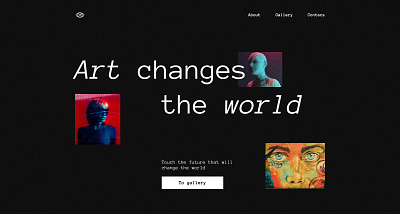 Art that changes the world | concept art concept design typography ui