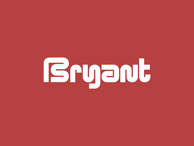 Bryant Wordmark branding identity logo