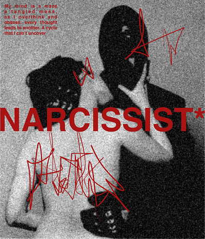 Playboi Carti // Narcissist Poster graphic design grunge hiphop music photography playboi carti poster poster design