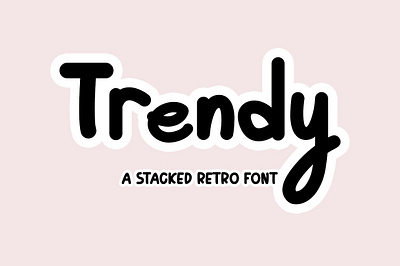Trendy Playful Font handwritten font