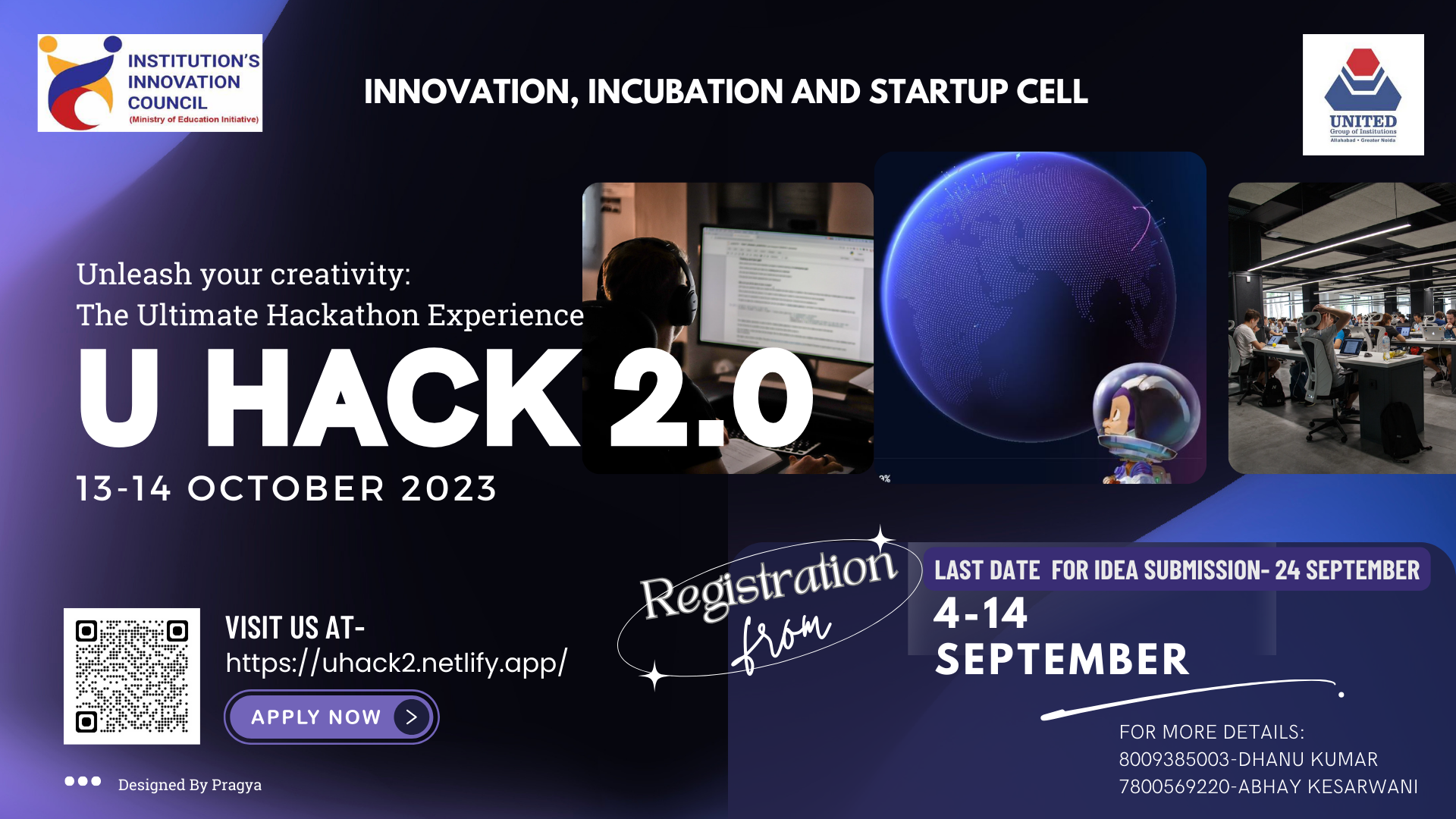 Hackathon Banner by Pragya Srivastava on Dribbble
