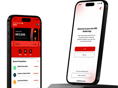 Remodel Of UBA Bank App ( Personal Project ) branding graphic design ui