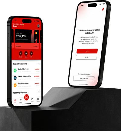 Remodel Of UBA Bank App ( Personal Project ) branding graphic design ui