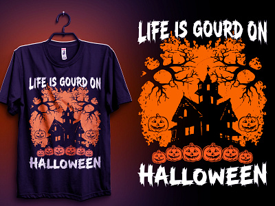 Halloween T-shirt Design design halloween halloween t shirt design helloween horror night pamkin scary t shirt t shirt design
