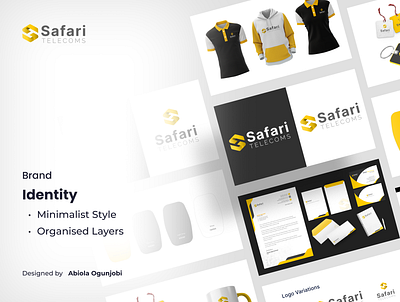 Safari Telecoms Brand Identity branding graphic design logo