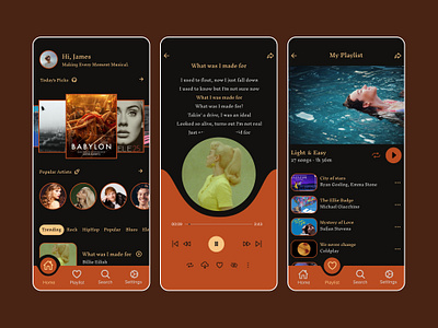Daily UI #009 - Music player app appdesign dailyui design mobile mobileapp musicplayer ui