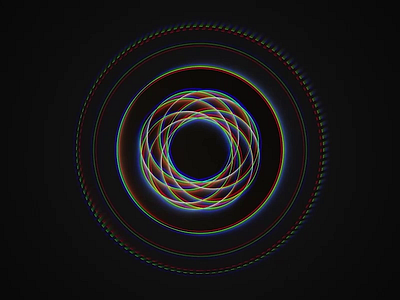 Circular Euphoria: Dynamic Black & White Explosions after effects animation black chromatic circles day design flat graphic design illustration motion graphics night rgb symmetry white