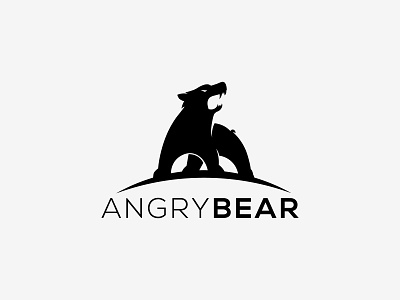 Bear Logo angry bear logo app bear bear logo bears bears logo branding design game graphic design grizzly bear illustration logo mountain bear strong