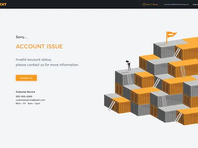 Web Error Page error illustration website