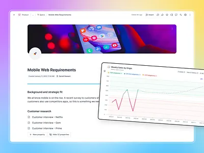 Dynamic Documentation | Cardinal board chart charts design document management documentation documents drag and drop dynamic goal light mode management minimal notion product design project project management