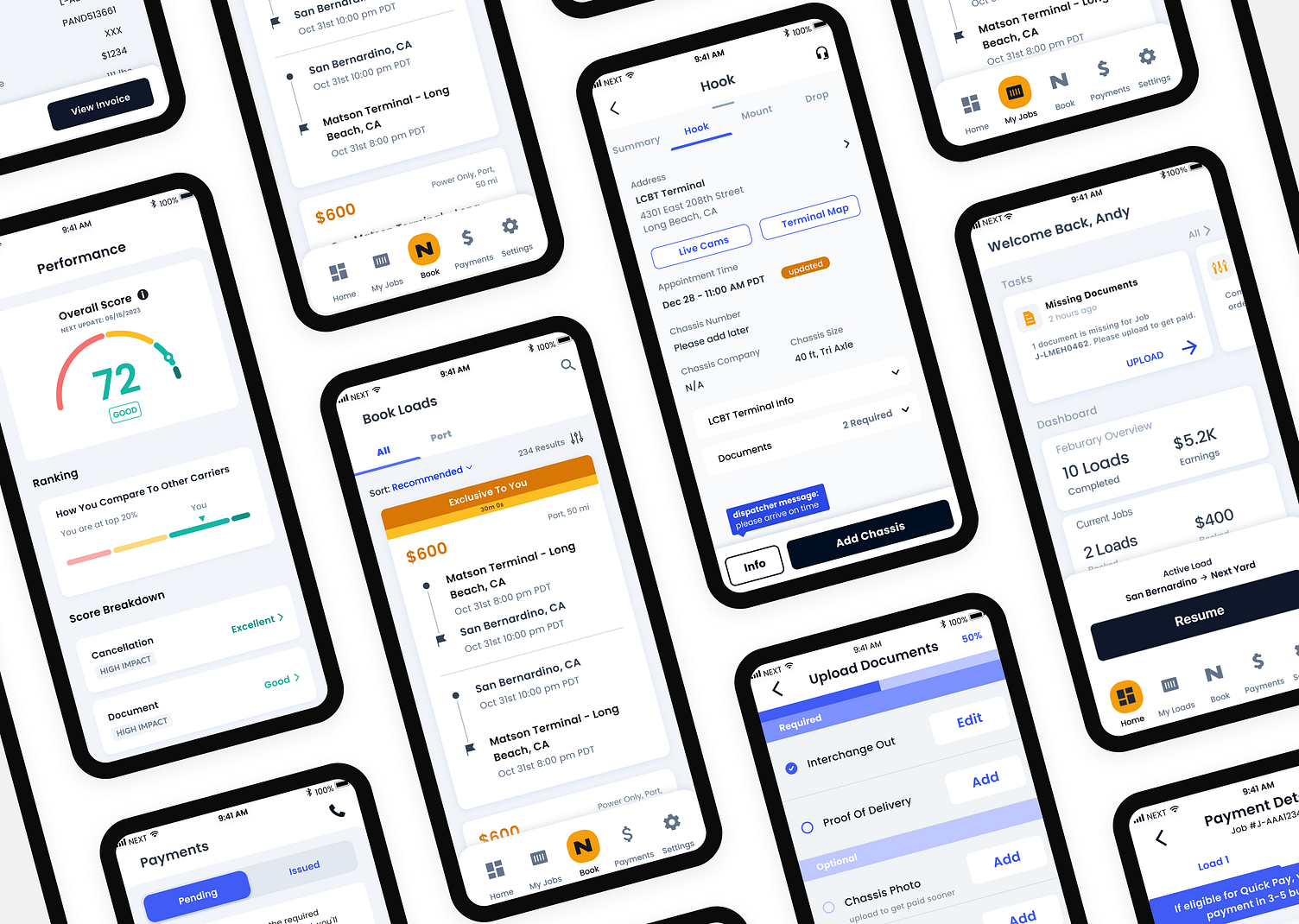 Logistics Mobile App By Heyi Wang On Dribbble