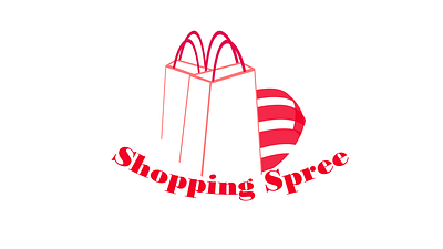 Shopping Spree logo design business brand designer graphic design logo maker modern design shop store shopping store brand unique logo vector logo