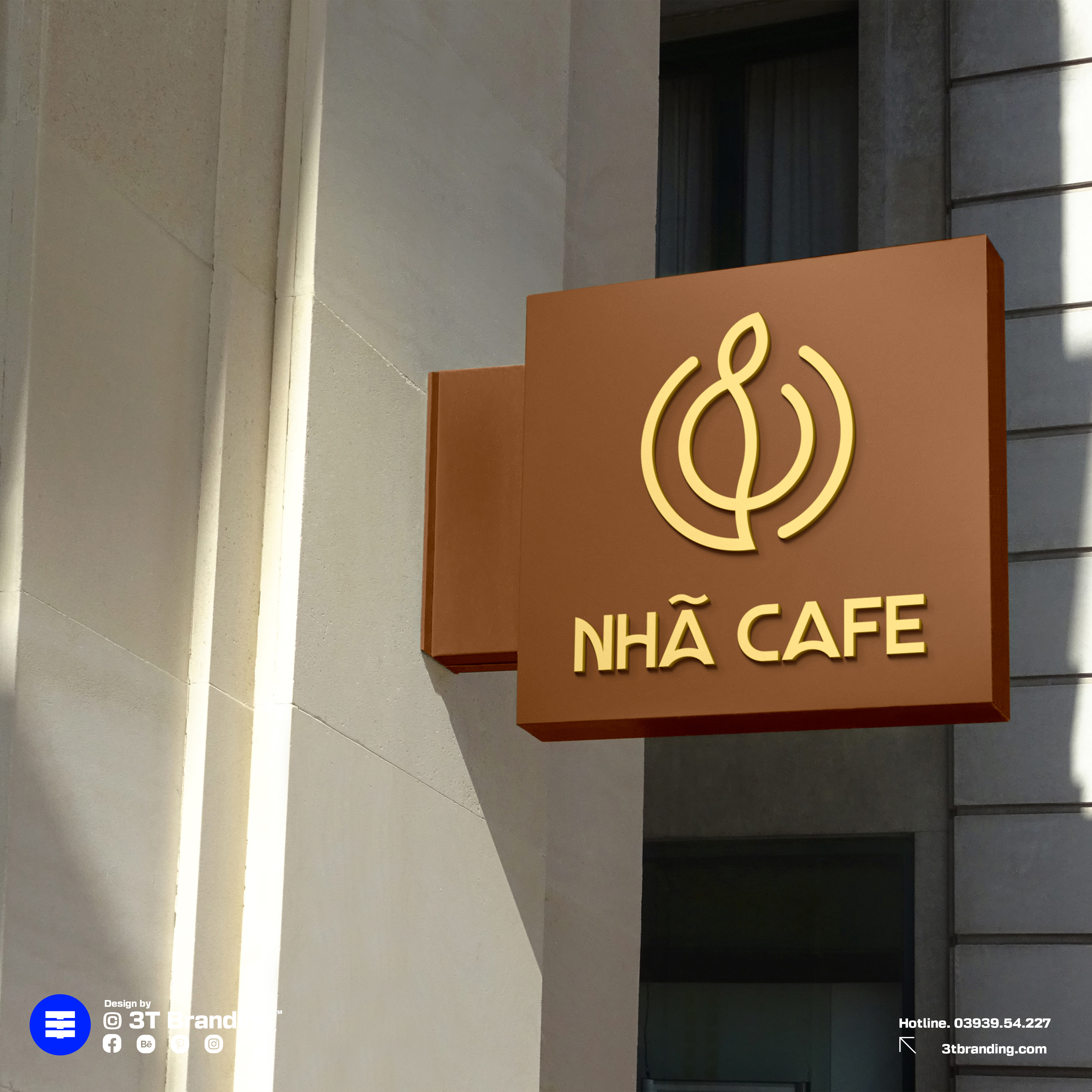 Nha coffee 3t brand 3t branding 3t logo branding coffee logo design graphic graphic design ho chi minh logo logo cofe logo design nhã cafe truong thanh thang