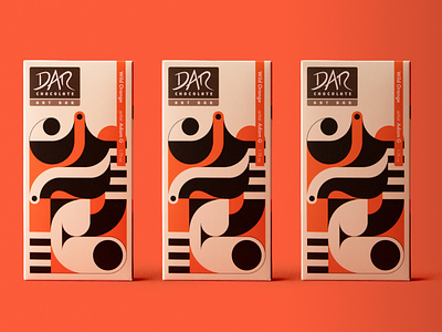 DAR Chocolate Illustrations abstract bauhaus chocolate design illustration lettering minimalist packaging packaging design typedesign typography