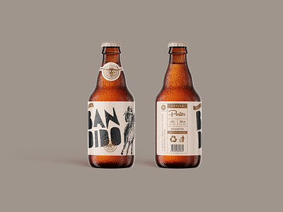 Beer Label Design beer branding cerveza craftbeer design diseño gráfico graphic design graphicdesign illustration illustrator ilustracion label labeldesign logo mockup vector wildwest