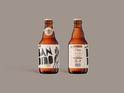 Beer Label Design beer branding cerveza craftbeer design diseño gráfico graphic design graphicdesign illustration illustrator ilustracion label labeldesign logo mockup vector wildwest