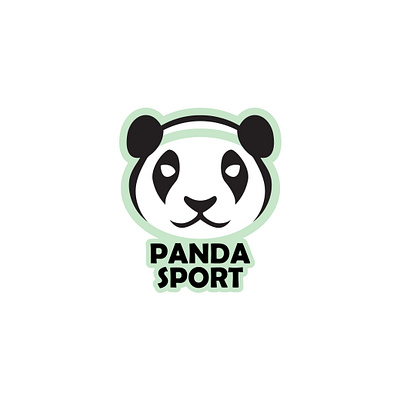 Day3 - PANDA SPORT animal bear dailylogochallenge logo panda panda bear sport