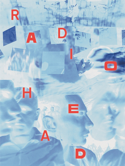 Radiohead Poster graphic design photoshop
