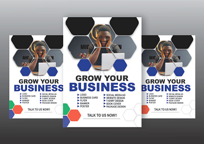 Business growth branding design graphic design typography
