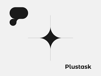 Plustask logo (P logo) logo logodesign logotype