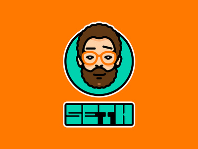 SETH ROGEN 70s comedian comedy knocked up portrait retro seth rogen superbad text type typography