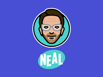 NEAL BRENNAN 3 mics blocks chappelle show comedian comedy neal brennan portrait text type typography