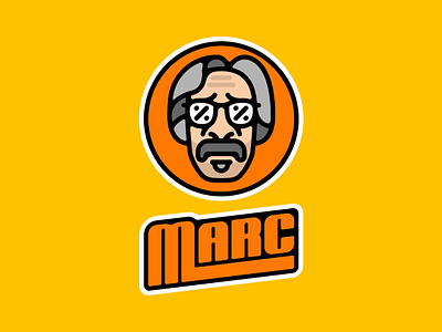 MARC MARON 70s comedian comedy marc maron podcast portrait retro text thinky pain type typography wtf