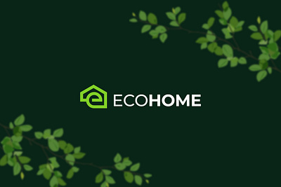 Eco home logo-nature logo-realestate branding dailylogo dribbble ecohome fiverr logo logodesign logos